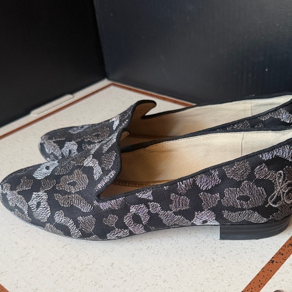 Sam Edelman embroidered leopard loafers - Picture 3 of 7